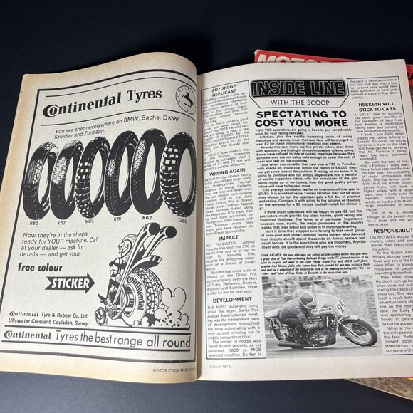 Vtg. 9x Motor Cycle Mechanic Magazines 1973 - 1976 Bikes Printed In England - Picture 14 of 16